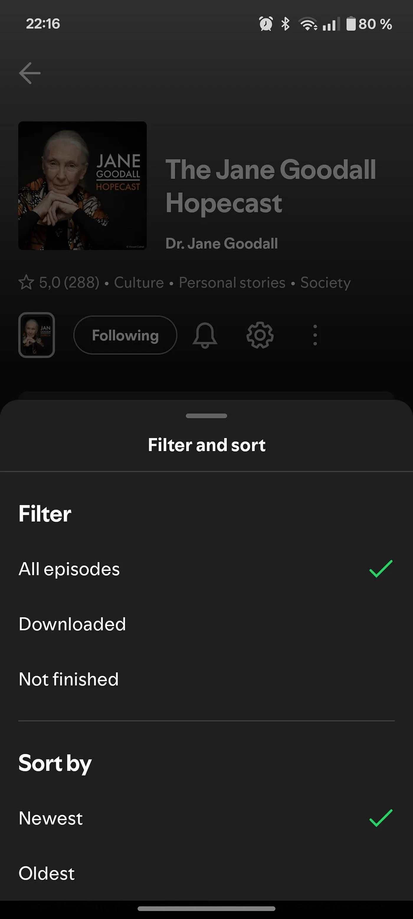 Original - only “Newest” and “Oldest”; sorting by length is not available